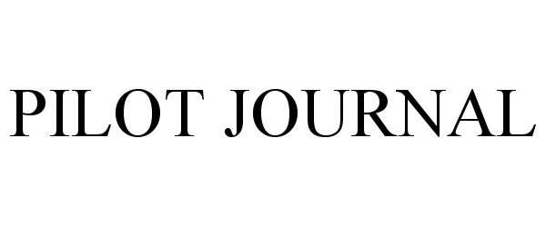 Trademark Logo PILOT JOURNAL