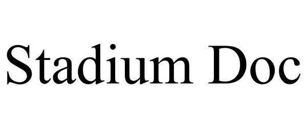Trademark Logo STADIUM DOC