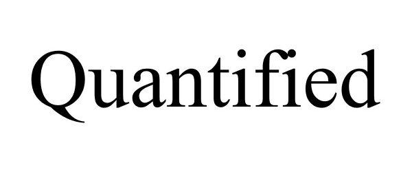 Trademark Logo QUANTIFIED
