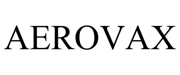 Trademark Logo AEROVAX