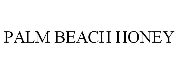  PALM BEACH HONEY