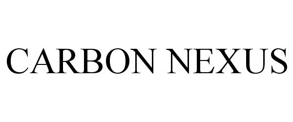 Trademark Logo CARBON NEXUS