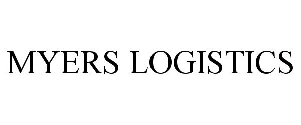  MYERS LOGISTICS