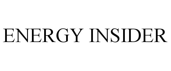  ENERGY INSIDER