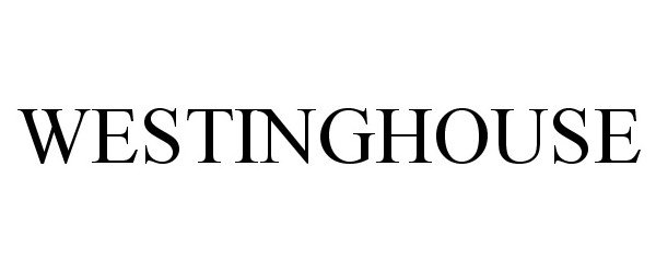 Trademark Logo WESTINGHOUSE