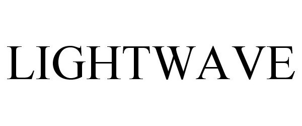 Trademark Logo LIGHTWAVE