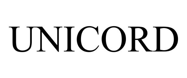 Trademark Logo UNICORD
