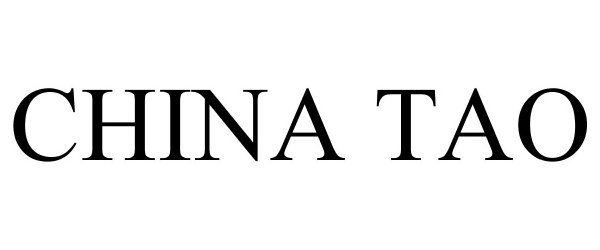 Trademark Logo CHINA TAO