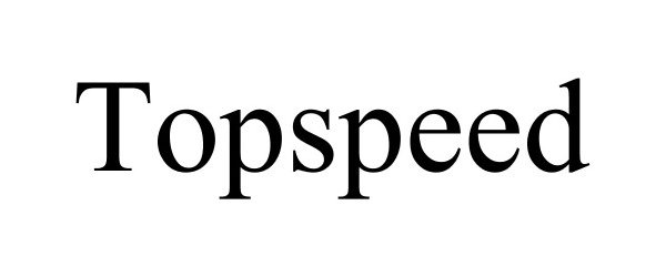 Trademark Logo TOPSPEED