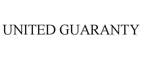 Trademark Logo UNITED GUARANTY