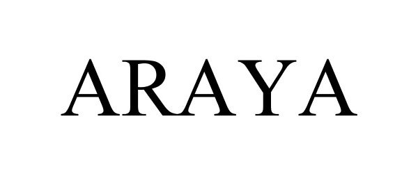 Trademark Logo ARAYA