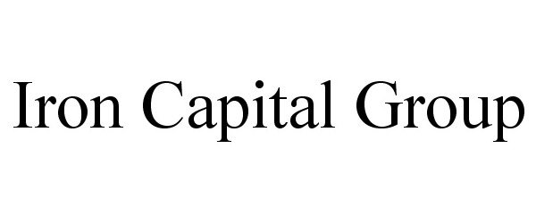 Trademark Logo IRON CAPITAL GROUP