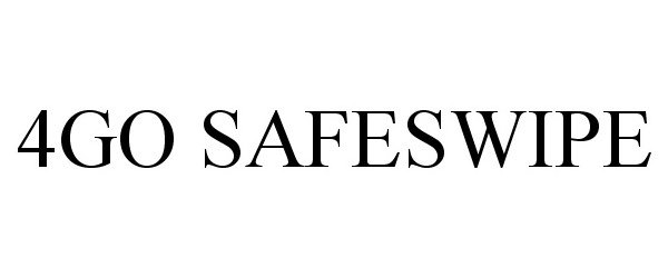 Trademark Logo 4GO SAFESWIPE