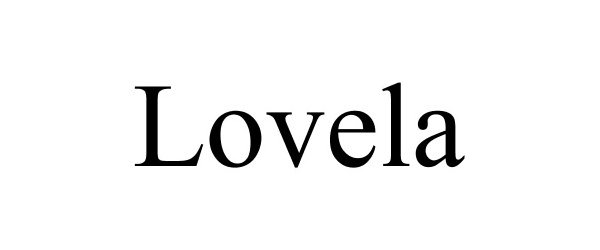 Trademark Logo LOVELA