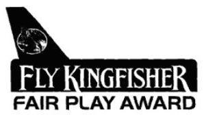  FLY KINGFISHER FAIR PLAY AWARD