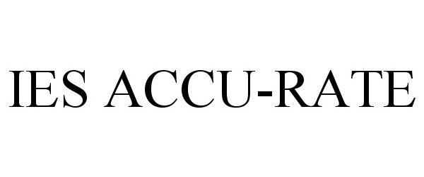  IES ACCU-RATE