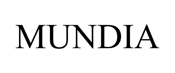 Trademark Logo MUNDIA