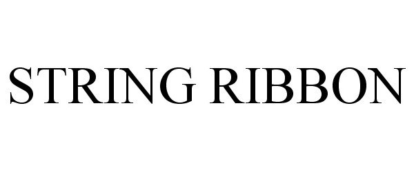 Trademark Logo STRING RIBBON