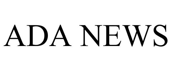 Trademark Logo ADA NEWS
