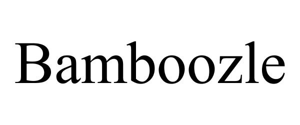 Trademark Logo BAMBOOZLE
