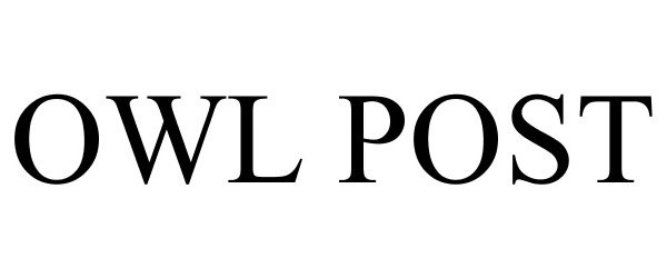 Trademark Logo OWL POST