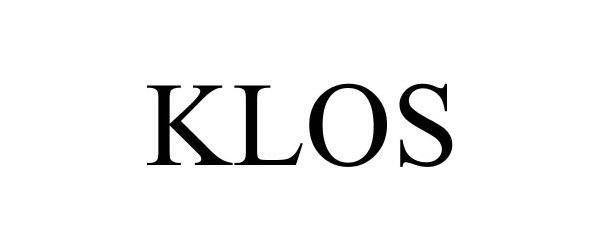 Trademark Logo KLOS