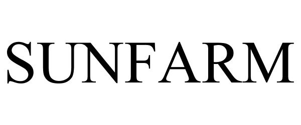 Trademark Logo SUNFARM