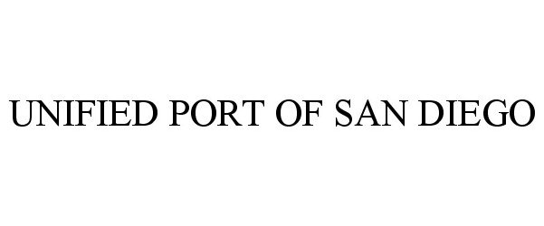 UNIFIED PORT OF SAN DIEGO