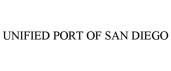  UNIFIED PORT OF SAN DIEGO