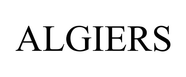 Trademark Logo ALGIERS