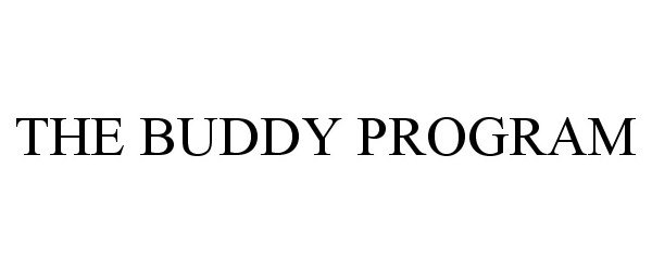 Trademark Logo THE BUDDY PROGRAM