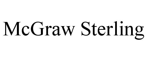  MCGRAW STERLING