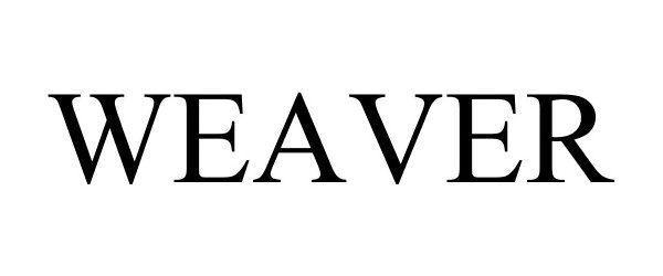 Trademark Logo WEAVER