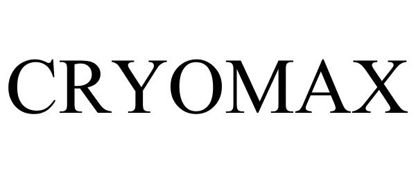 Trademark Logo CRYOMAX
