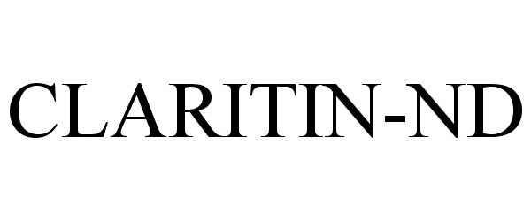 Trademark Logo CLARITIN-ND