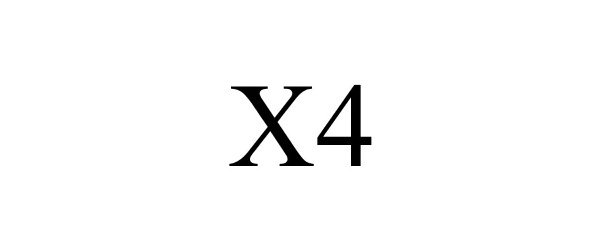 Trademark Logo X4