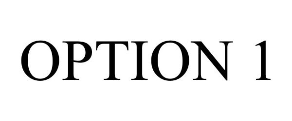 Trademark Logo OPTION 1