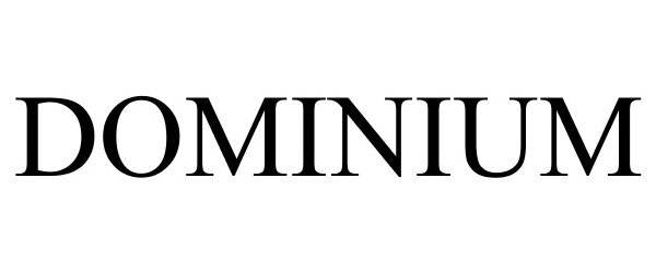 Trademark Logo DOMINIUM