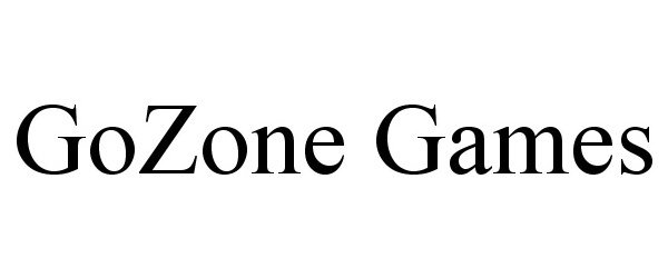 Trademark Logo GOZONE