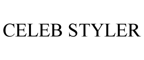 Trademark Logo CELEB STYLER