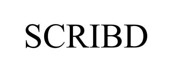 Trademark Logo SCRIBD