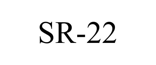 Trademark Logo SR-22