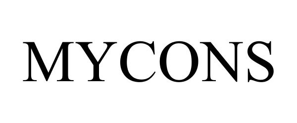 Trademark Logo MYCONS