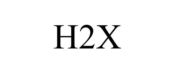 Trademark Logo H2X