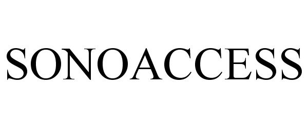 Trademark Logo SONOACCESS