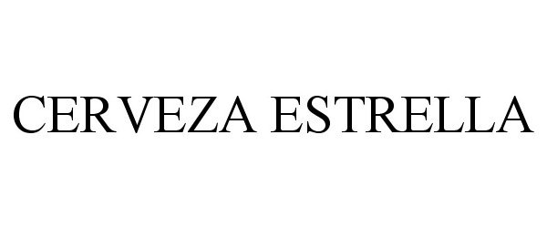 Trademark Logo CERVEZA ESTRELLA
