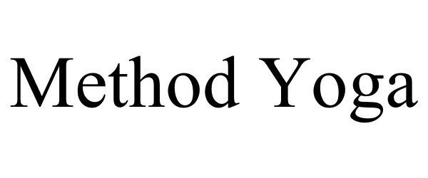 Trademark Logo METHOD YOGA