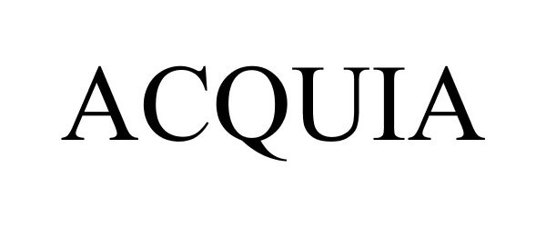 Trademark Logo ACQUIA