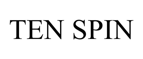 Trademark Logo TEN SPIN