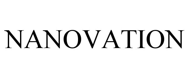 Trademark Logo NANOVATION